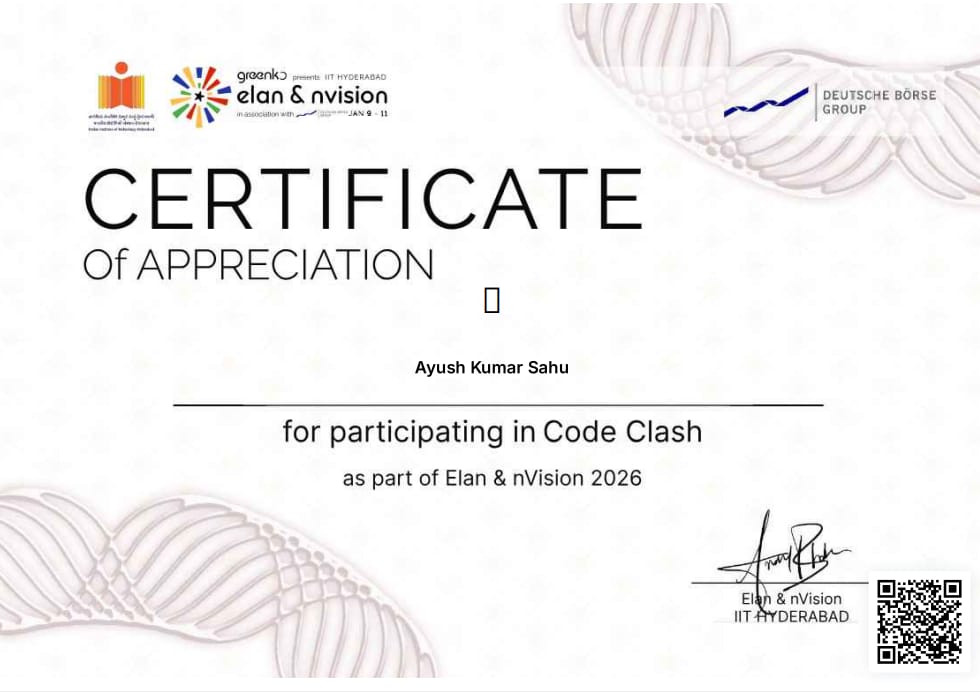 Code Clash Participation